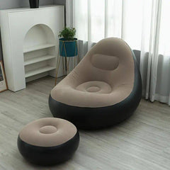 Canapé Gonflable pouf أريكة قابلة للنفخ على شكل كيس فول للاستخدام المنزلي أو المكتب أو التخييم أو الحديقة