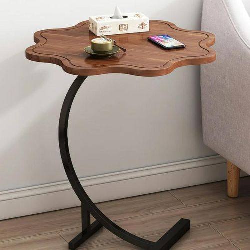Table D'appoint Support en Forme de C طاولة جانبية على شكل حرف C