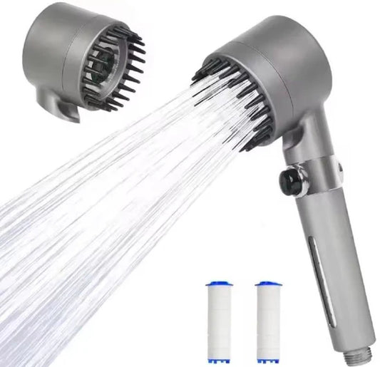 رأس دش مع دش محمول باليد، رؤوس دش عالية الضغط Pommeau de douche avec douchette à main, combiné haute pression