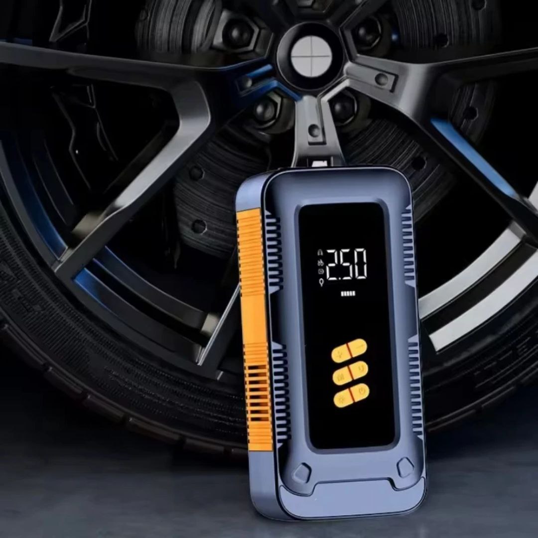 Jump starter Tire Inflator Démarreur multifonction portable جهاز بدء تشغيل متعدد الوظائف محمول