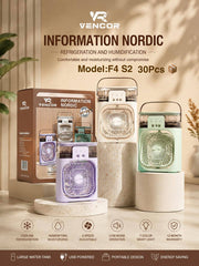 مكيف هواء صغير محمول F4 S2 Mini climatiseurs portables Vancor de style nordique