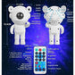 projecteur de galaxie amélioré astronaute étoile lampe nébuleuse lune plafond ciel veilleuse avec minuterie et haut-parleur Bluetooth à distance