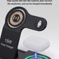Fast charger 15W 15W 3-en-1 chargeur de téléphone sans fil multifonction pliable réglable charge sans fil AK1006