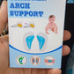 دعامة قوس القدم للأطفال Paire de semelles orthopédiques en silicone Children Arch Support Soutien de la voûte plantaire pour enfants