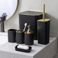 Kit Accessoires Salle de Bain 6Pièces Moderne Distributeur de Savon, Brosse WC, Porte Savon et Gobelet طقم إكسسوارات حمام