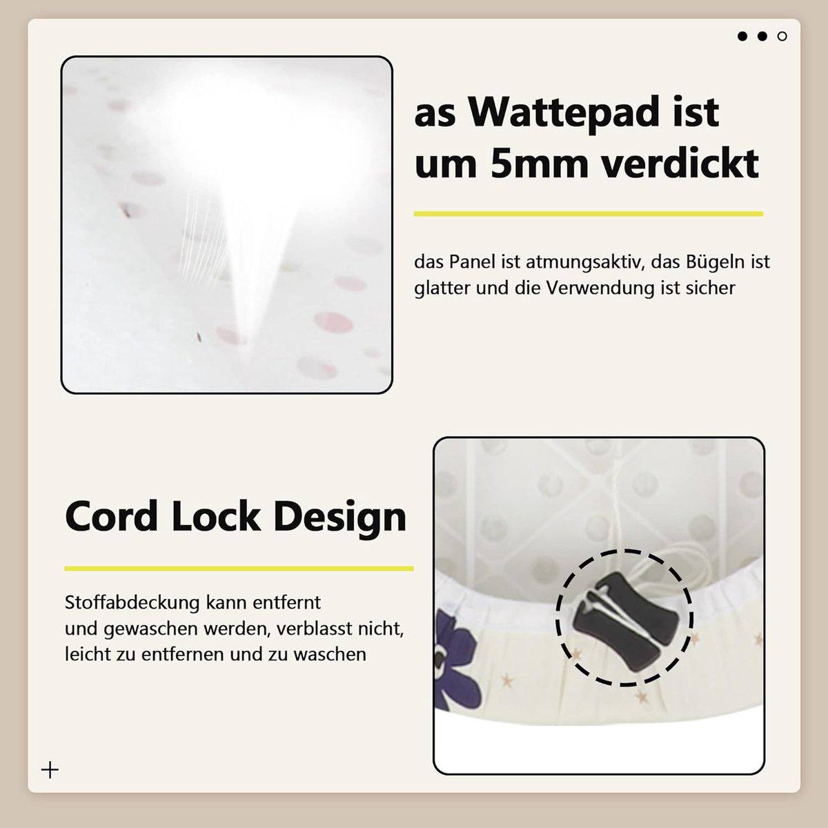 لوح كي مع لوح كي صغير قابل للطي وصغير الحجم