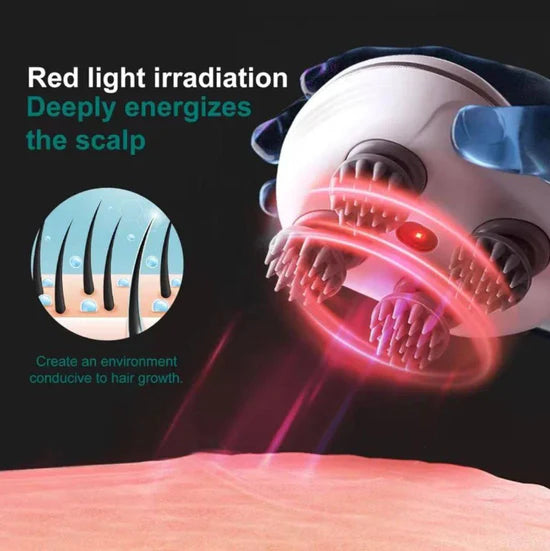Masseur De Cuir Chevelu Intelligent Sans Fil جهاز تدليك فروة الرأس الذكي اللاسلكي