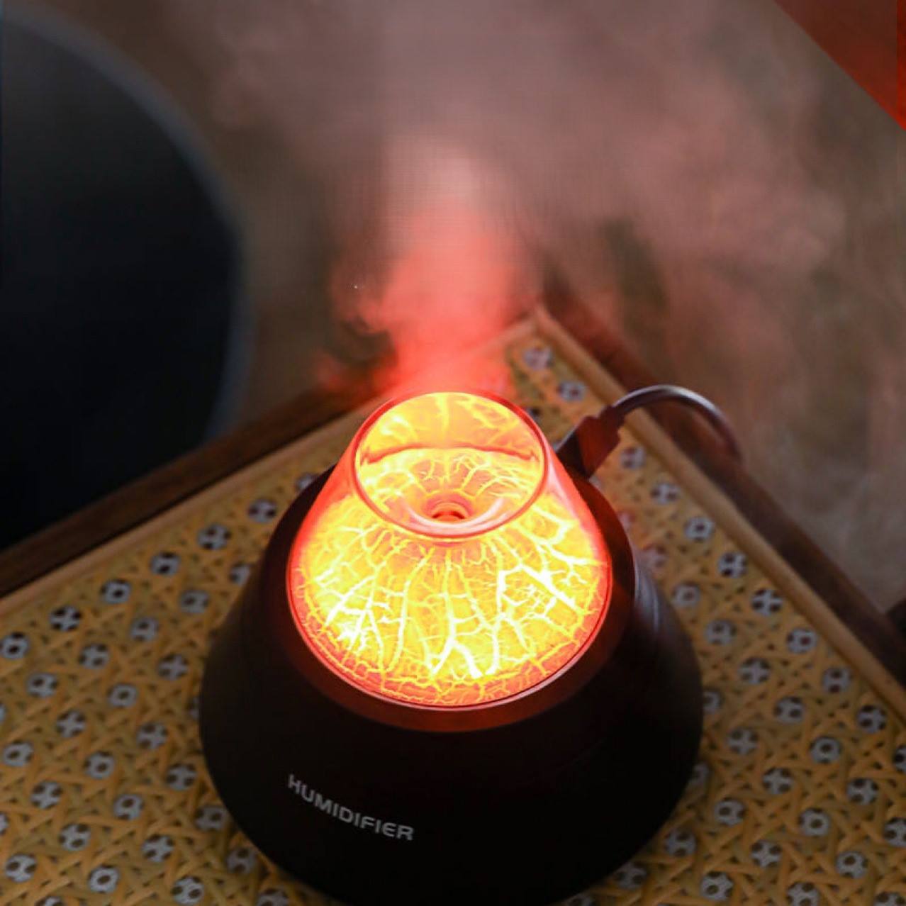 Humidificateur volcano avec parfum aromatique Humidifier