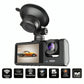 Caméra embarquée, enregistreur de trafic de bord 3 voies Super HD 1296p avec application mobile et Wi-Fi كاميرا أمامية للسيارة، مسجل حركة مرور مدمج فائق الوضوح بدقة 1296 بكسل
