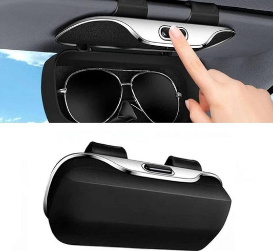 Etui à lunettes de soleil pour pare-soleil de voiture حافظة نظارات شمسية لواقي الشمس في السيارة