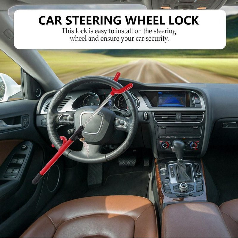 Car steering wheel lock قفل عجلة قيادة السيارة