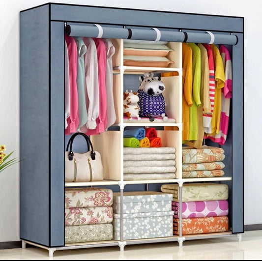 Armoire démontable en tissu Storage Wardrobe 88130