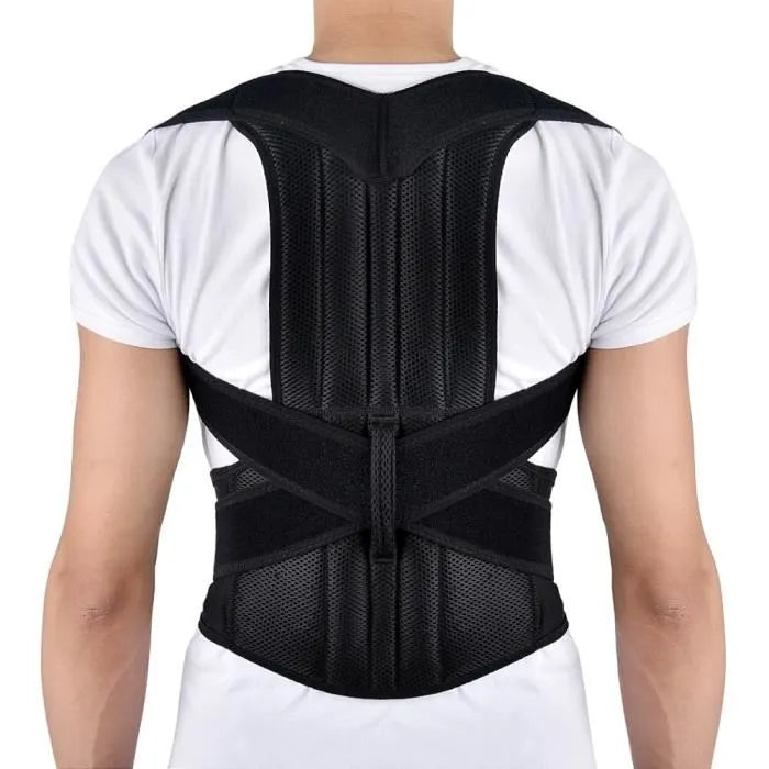 مصحح وضعية الظهر حزام دعم أسفل الظهر والكتفين Correcteur de Posture du dos Ceinture de soutien lombaire pour les épaules