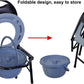 Chaise toilette portable pour extérieur pratique كرسي مرحاض عملي محمول للاستخدام الخارجي
