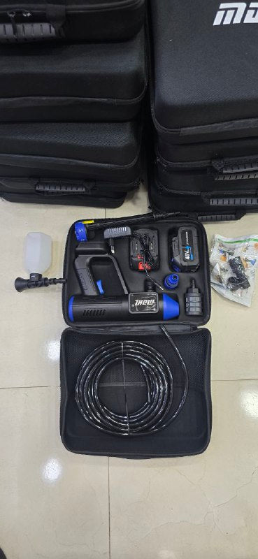 Nettoyeur haute pression à batterie, nettoyeur haute pression portable غسالة ضغط محمولة مع بطاريتين