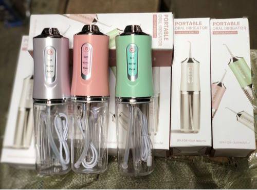 جهاز تنظيف الأسنان بالماء الكهربائي اللاسلكي القابل لإعادة الشحن Hydropulseur Dentaire Électrique Sans Fil Rechargeable USB