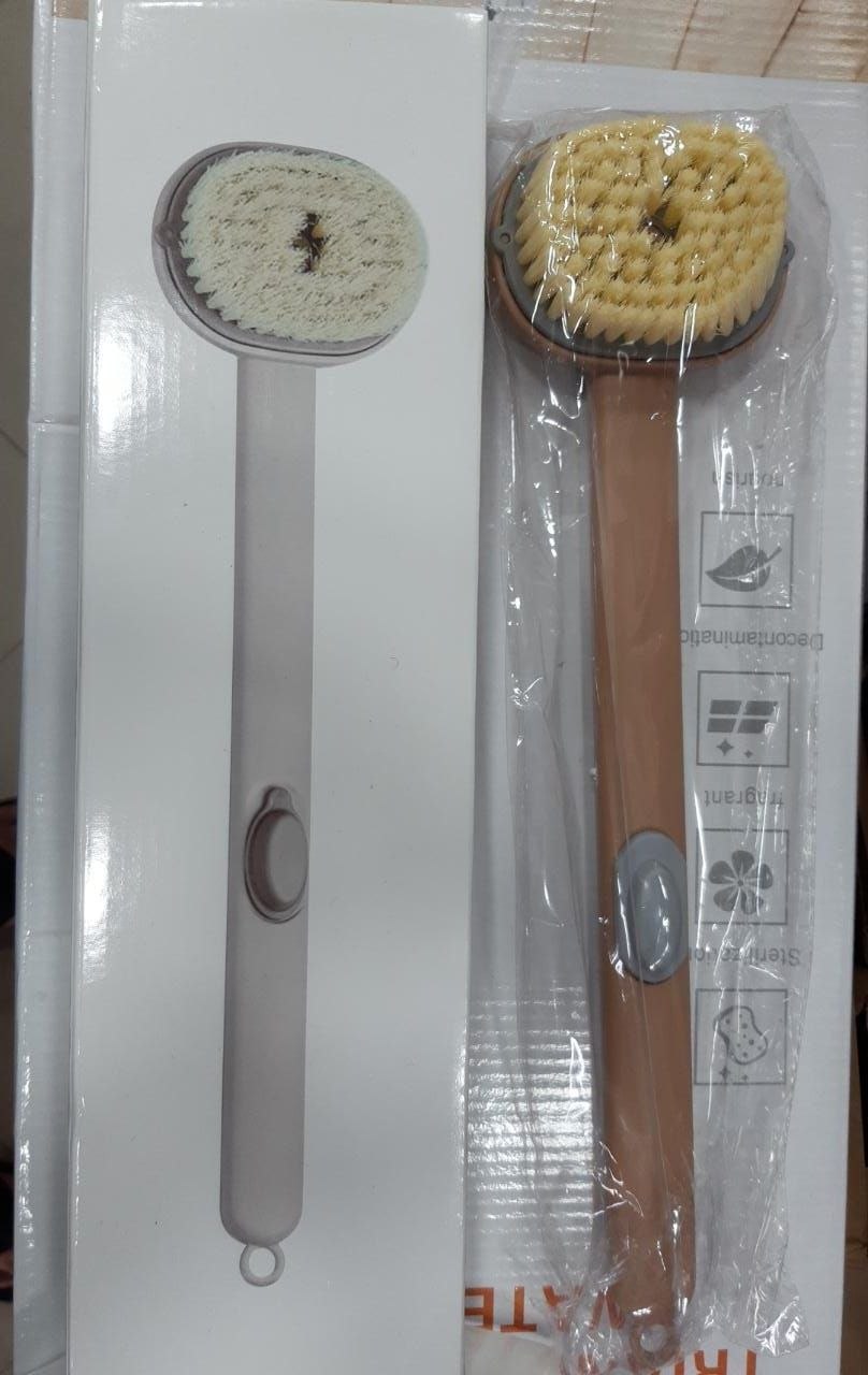 الحكاكة الطبية فرشاة استحمام ذات مقبض طويل Brosse de bain à long manche