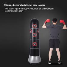 كيس هواء ملاكمة هوائية Sac de frappe gonflable sur pied pour la boxe