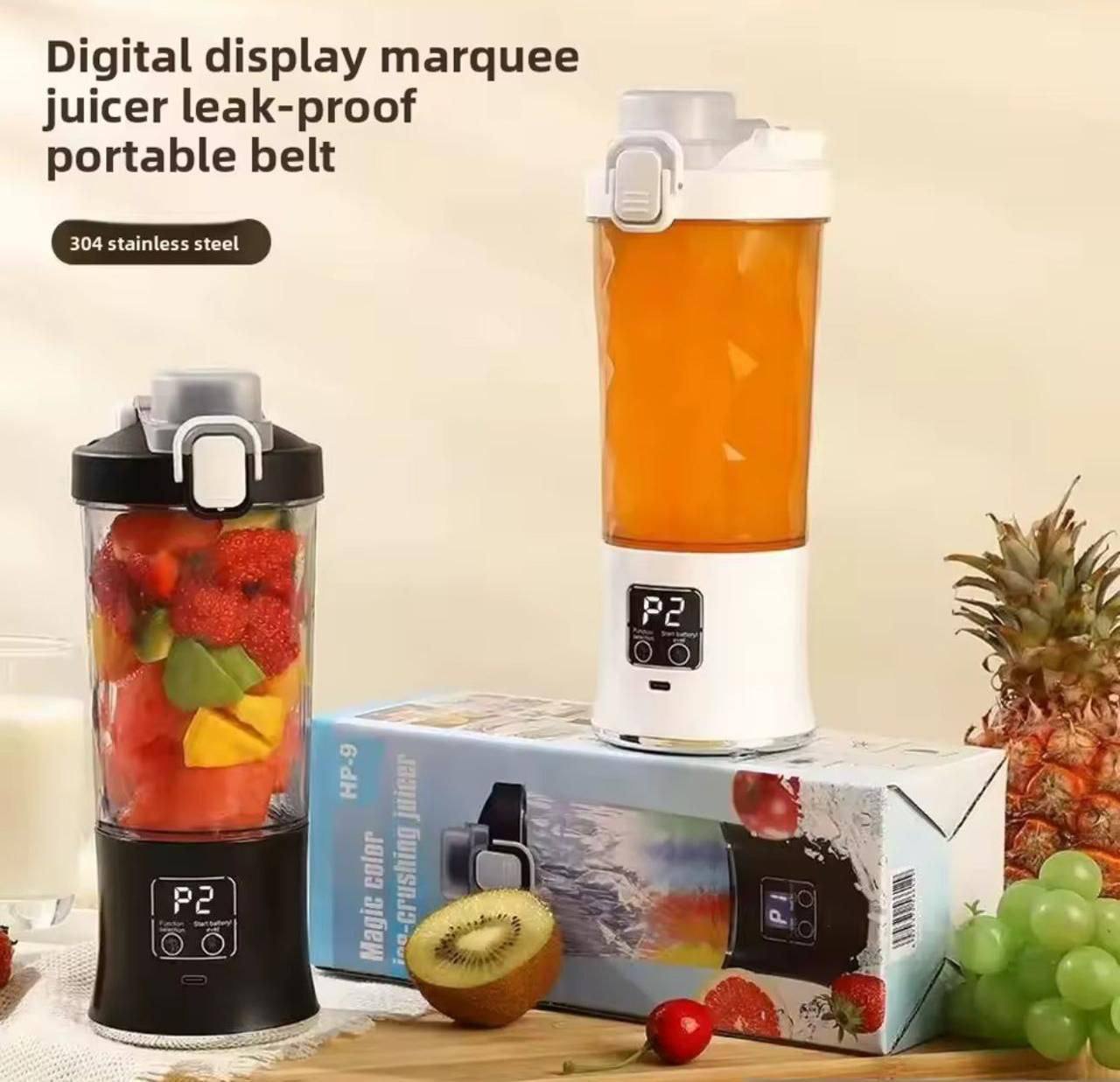 خلاط الألوان السحري عصارة الحمضيات المحمولة اللاسلكية Presse-agrumes Portable sans fil à charge USB