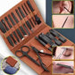 محفظة أدوات العناية بالأظافر، مجموعة قص الأظافر من 16 قطعة Outils de soin des ongles Ensemble de coupe-ongles 16 pièces