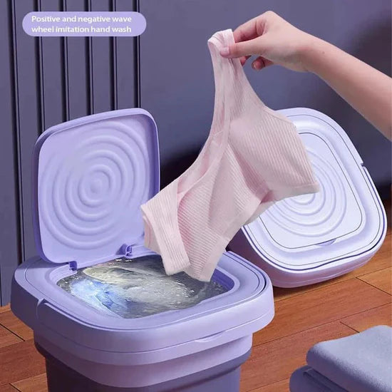 Multi function folding washing machine غسالة قابلة