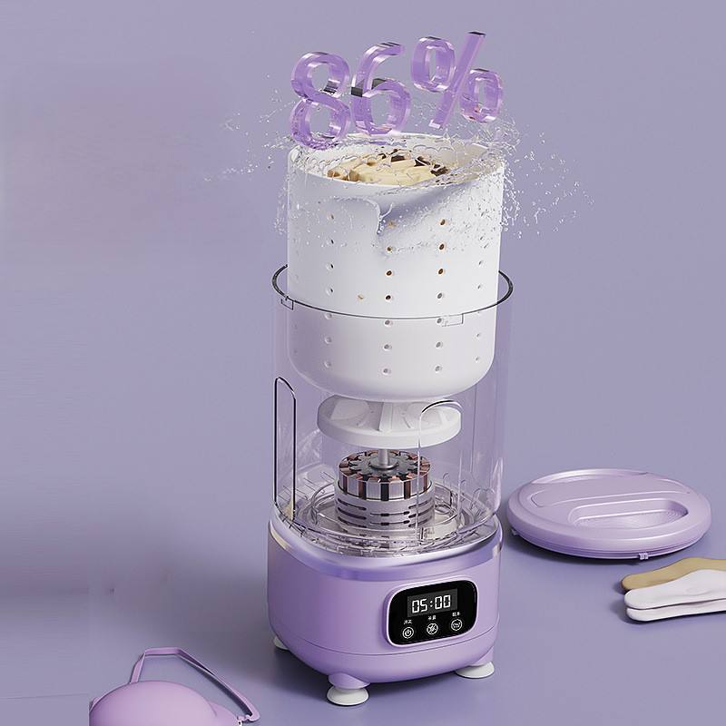 Mini Machine à Laver et Sécher Automatique Portable ماكينة غسيل وتجفيف أوتوماتيكية صغيرة محمولة بمنفذ USB للملابس والملابس الداخلية
