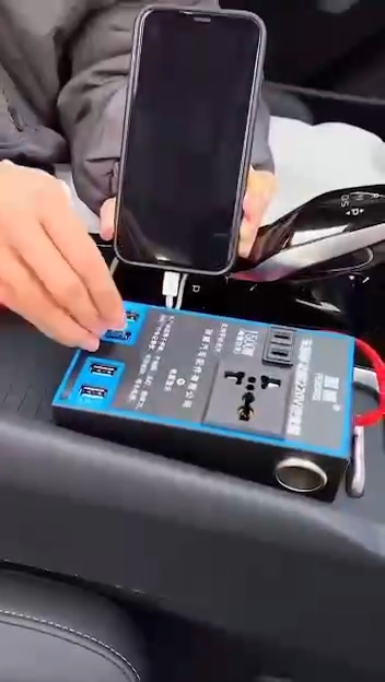 محول طاقة للسيارات Inverter de puissance 220V multi-fonction 1500W pour véhicule