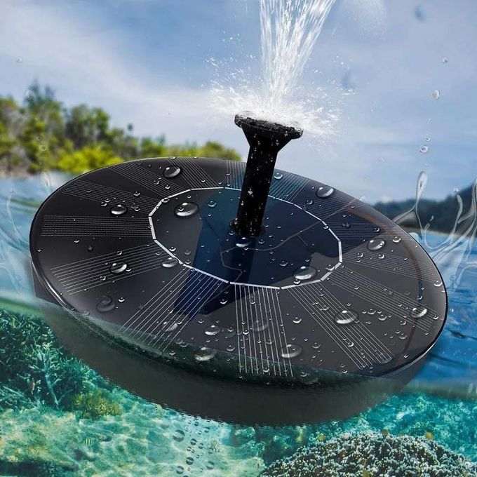 نافورة مياه شمسية صغيرة 13-16 سم، شلال لبركة السباحة Solar Fountain Mini fontaine d'eau solaire