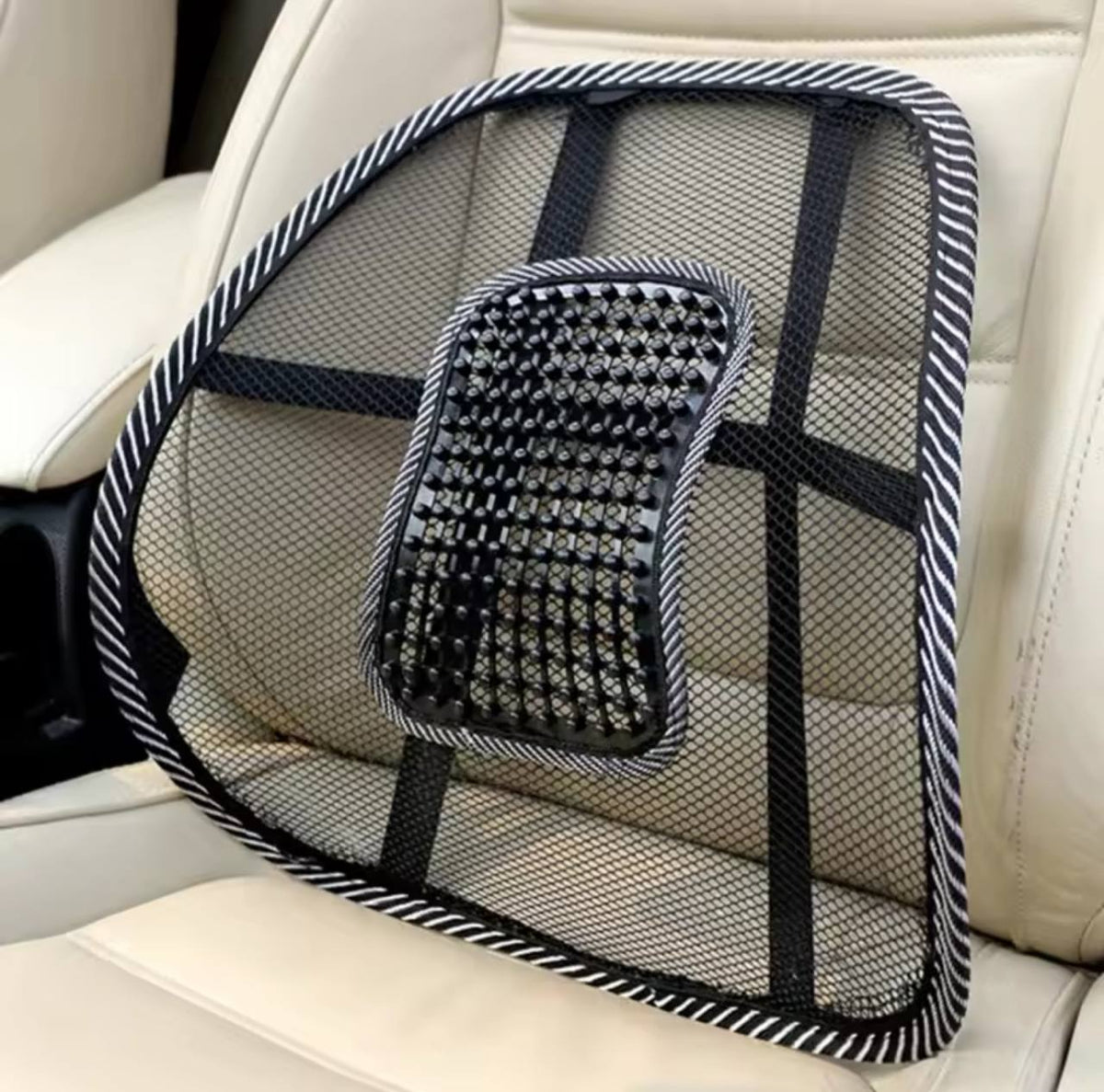 coussin de soutien lombaire en maille respirante وسادة دعم للفقرات القطنية من نسيج شبكي جيد التهوية
