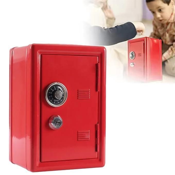 Mini tirelire créative pour enfants, petit coffre-fort pour l'argent et les bijoux حصالة نقود صغيرة مبتكرة للأطفال، صندوق أمان صغير لحفظ النقود والمجوهرات