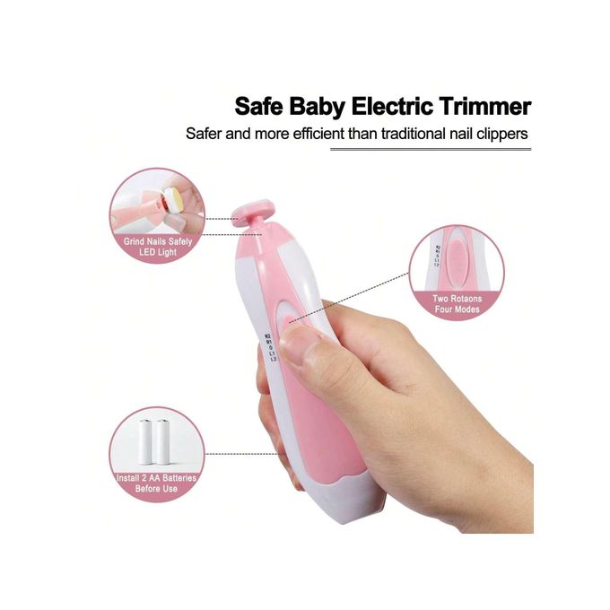 مقص أظافر كهربائي Coupe-ongles électrique العناية بالأظافر حديثي الولادة والأطفال