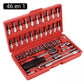 طقم أدوات إصلاح السيارات46 قطعة Set d'Outils de Réparation Automobile 46 Pièces avec Douilles