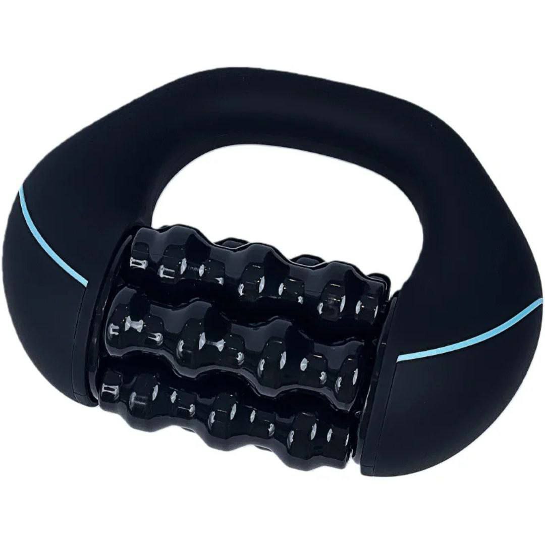 Powered Rolling Massager Rouleau de massage électrique vibrant à percussion personnalisé, 3 vitesses, pour massage musculaire profond جهاز تدليك دوار كهربائي