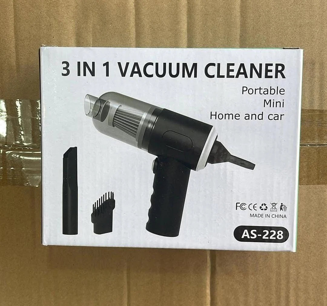 Aspirateur portable 3 en 1, mini voiture et maison AS-228 مكنسة كهربائية صغيرة محمولة 3 في 1 للسيارة أو المنزل AS-228