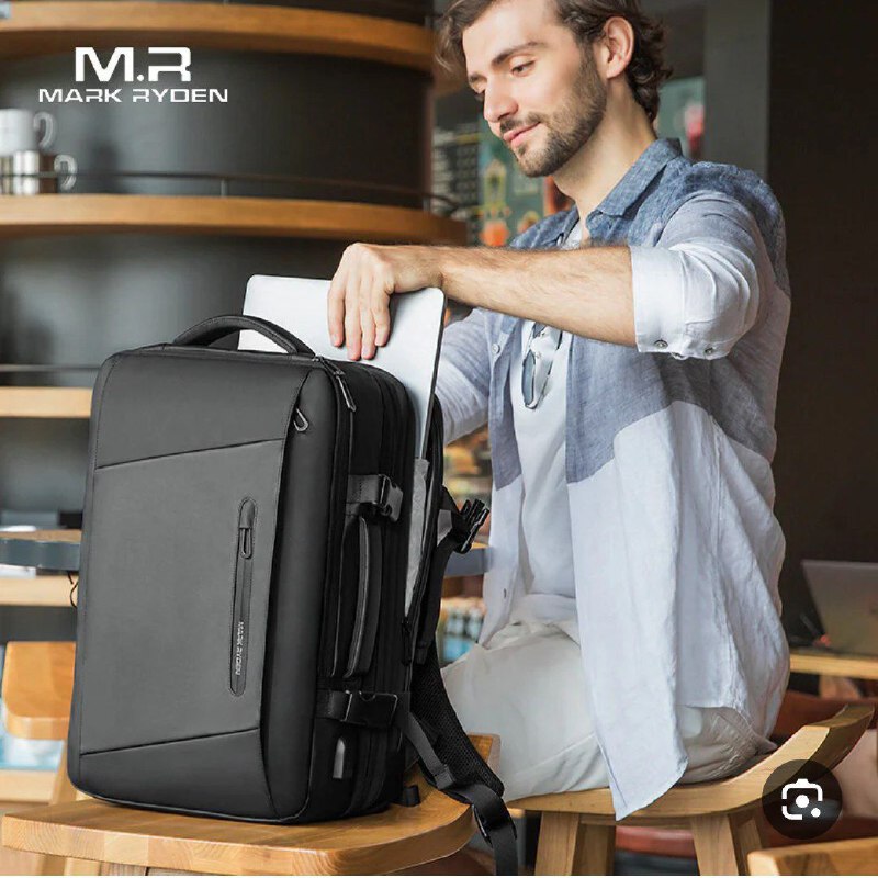 Sac à dos de voyage extensible et multifonctionnel حقيبة ظهر سفر قابلة للتوسيع ومتعددة الوظائف