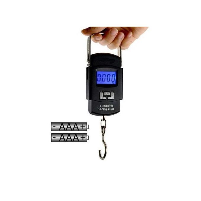 ميزان أمتعة إلكتروني، ميزان جيب معلق، Balance électronique de bagages Balance de poche suspendue 50kg écran LCD