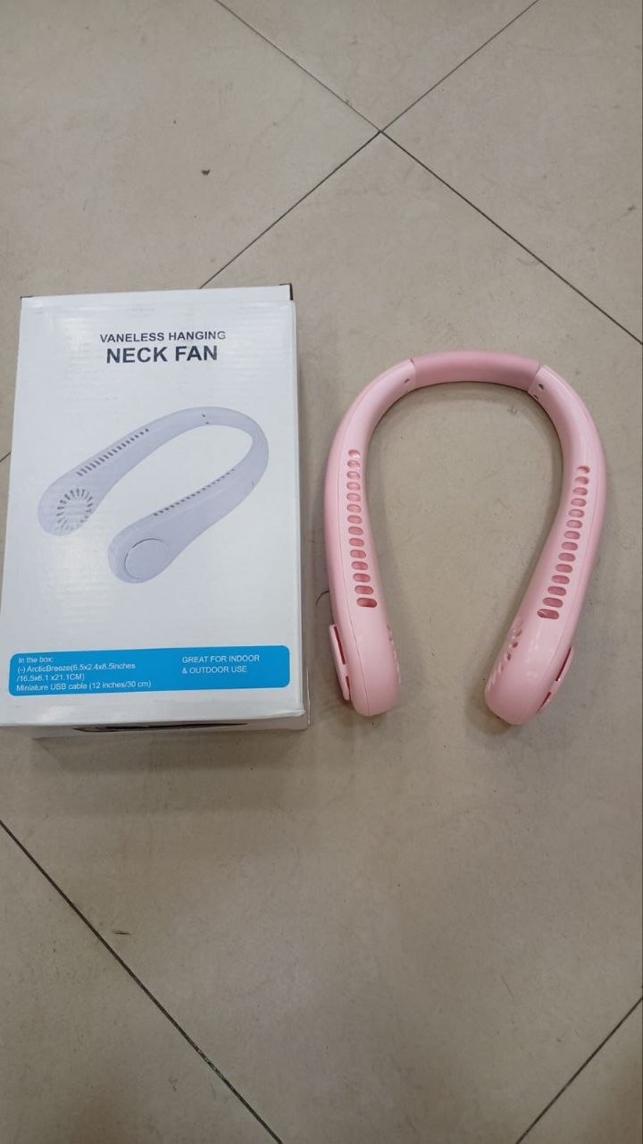 مروحة الرقبة المحمولة بدون شفرات Rechargeable USB Ventilateur tour de cou portable sans pales