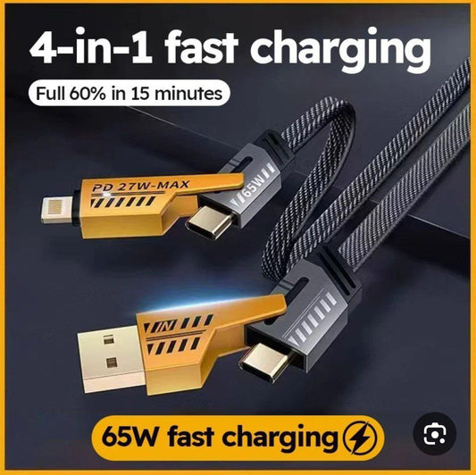 4in1 Fast charging cable 65W