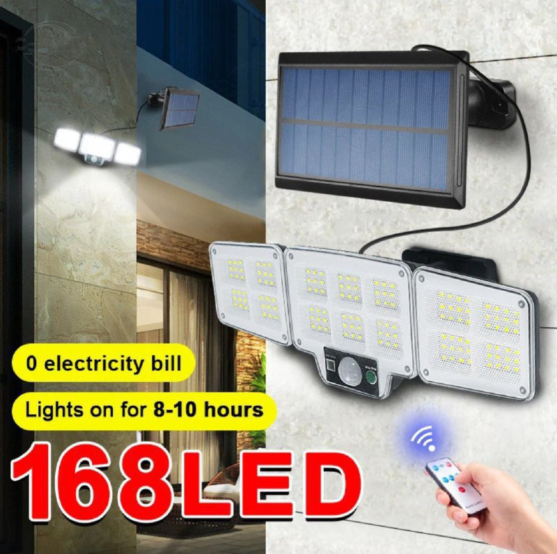 Triple LED Solar wall light sensor light JD-2757A JD-2656A SMD