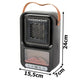 Fan Heater Chauffage à flame mini électrique 600W radiateur portable مدفأة كهربائية صغيرة محمولة بقدرة 600 واط