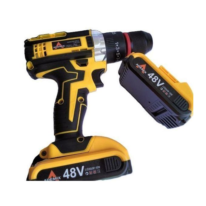 perceuse électrique brossé à double vitesse 10MM Batteries doubles 24 pièces Coboms  Visseuse et perceuse مثقاب كهربائي مزدوج السرعة بفرشاة 10 مم ببطاريتين 24 قطعة