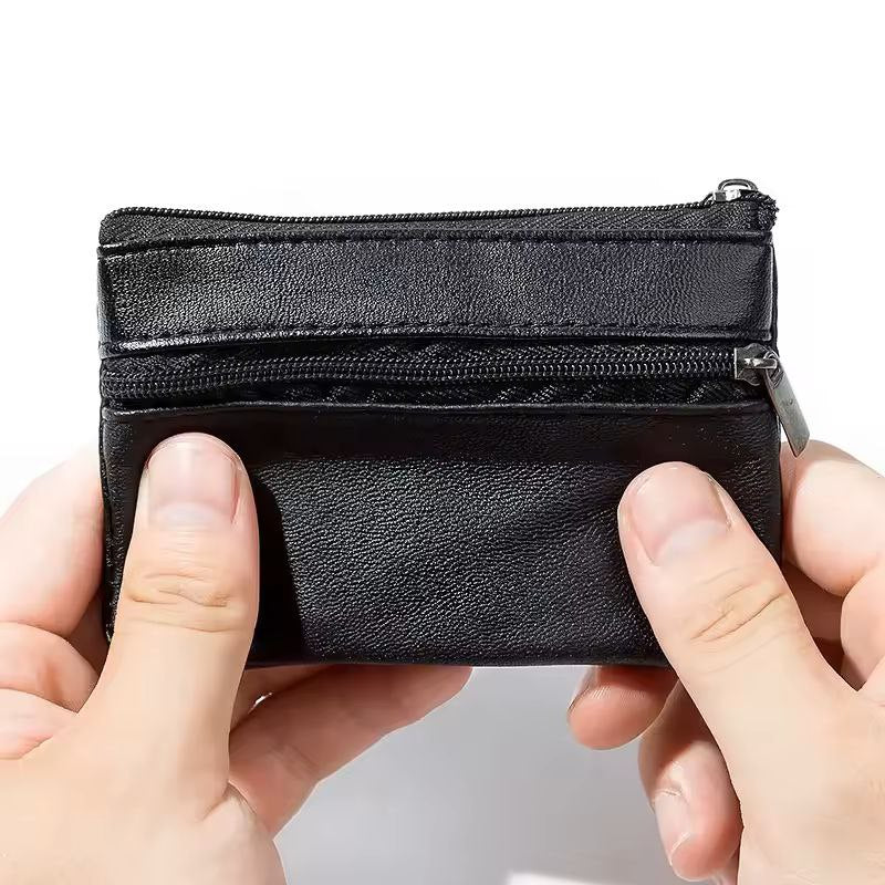 porte-monnaie hommes petit sac portefeuille changement sacs à main fermeture éclair sacs d'argent enfants Mini portefeuilles porte-carte en cuir