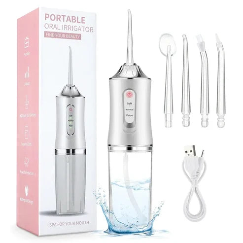 جهاز الخيط المائي المحمول لأسنان Hydropulseur dentaire portable