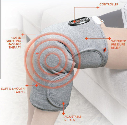 Genouillère de massage chauffante vibrante  تدليك الركبة المهتزة الساخنة