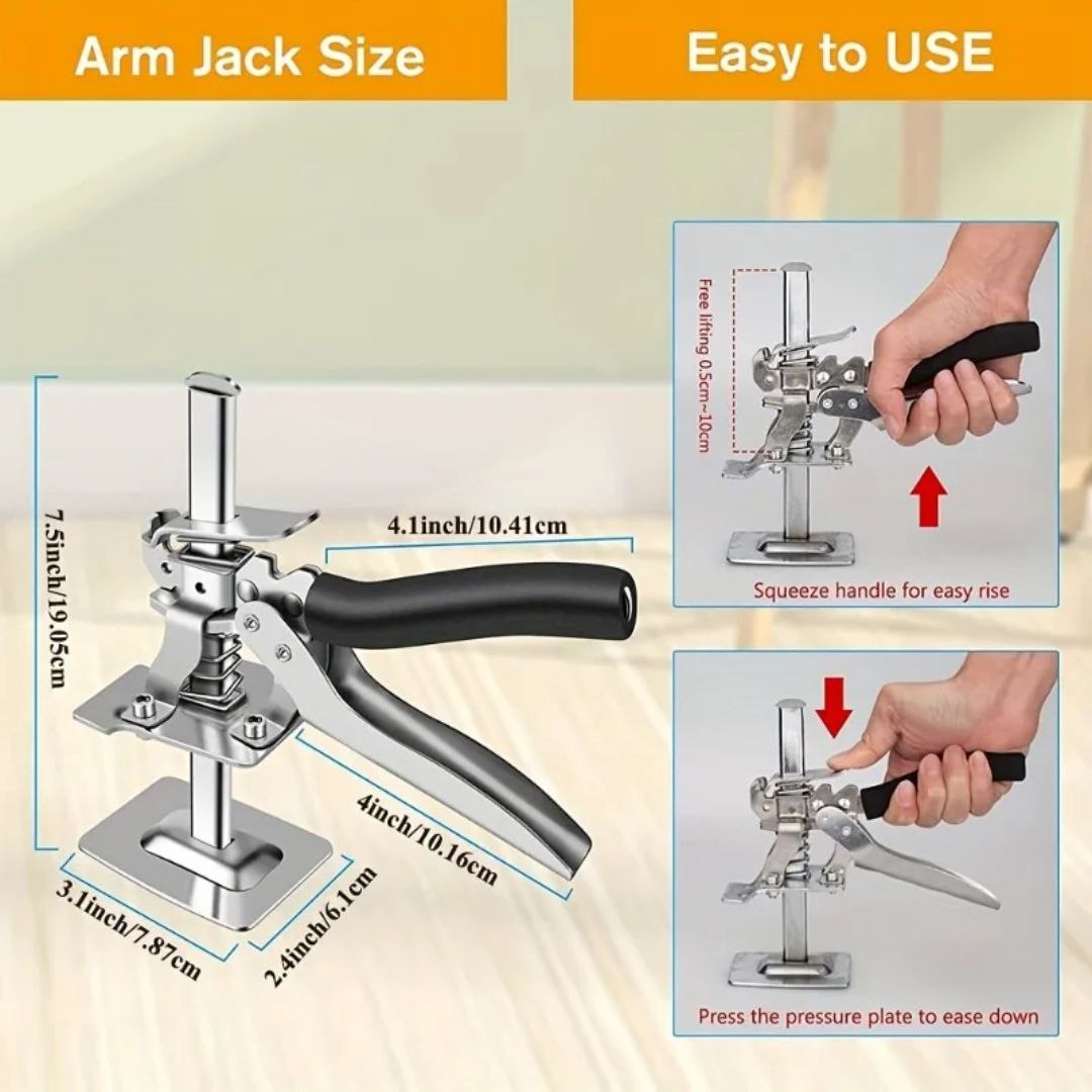 Hand Lifting Tool Jack cric de bras أداة رفع يدوية موفرة للعمالة