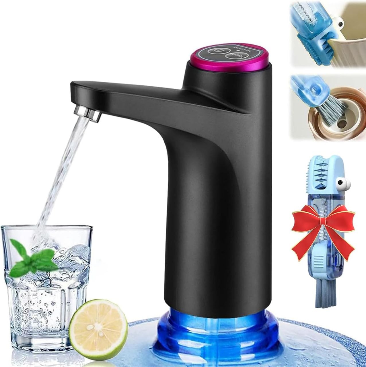 مضخة توزيع مياه كهربائية Pompe de distributeur d'eau électrique pour bidons