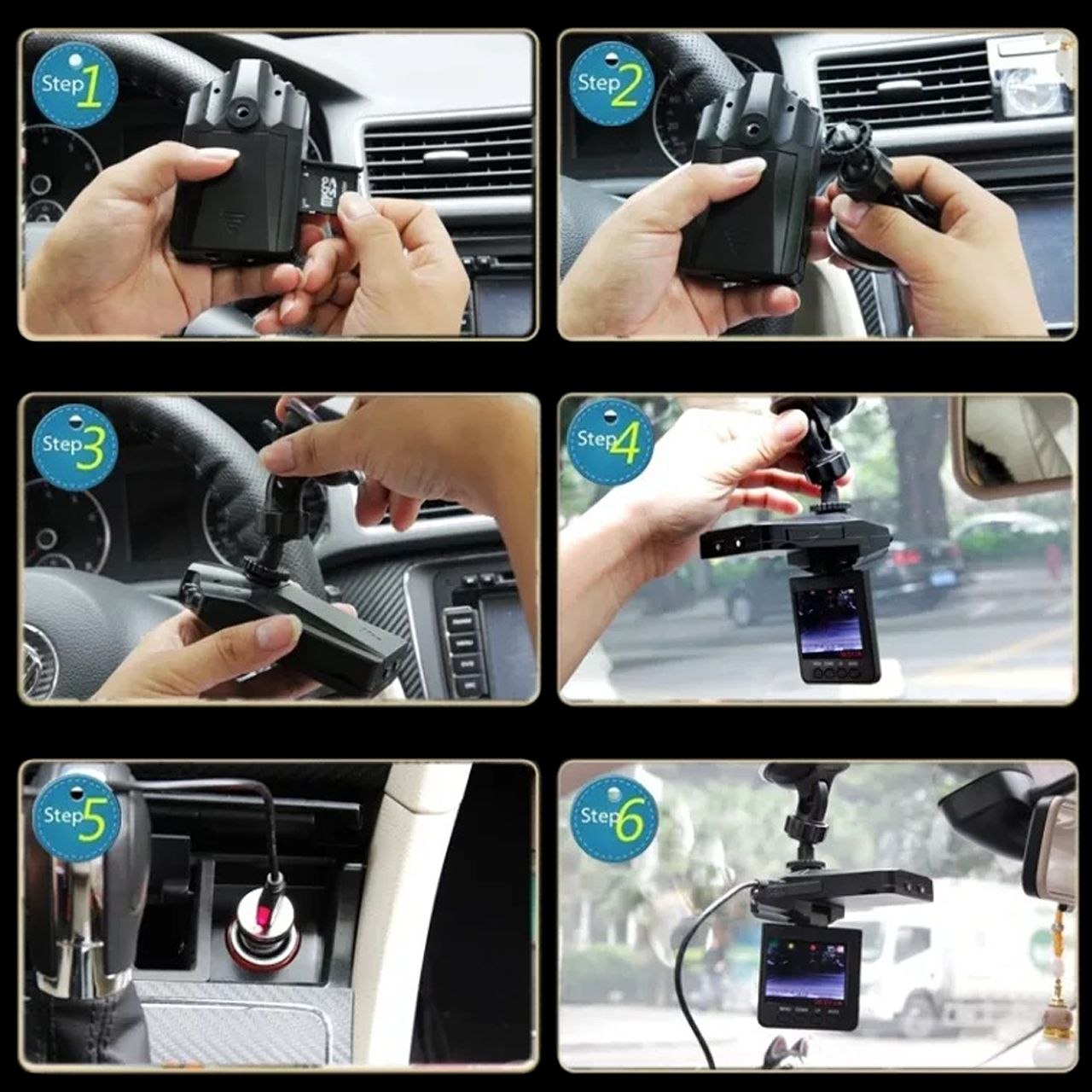 مسجل فيديو رقمي محمول عالي الدقة Enregistreur vidéo numérique portable DVR haute définition