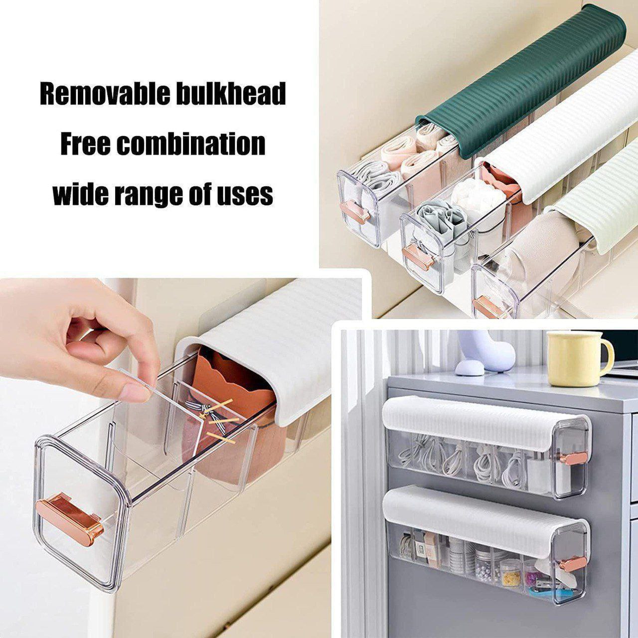 Boîte de rangement multifonctionnelle à plusieurs compartiments صندوق تخزين متعدد الوظائف مزود بأقسام متعددة