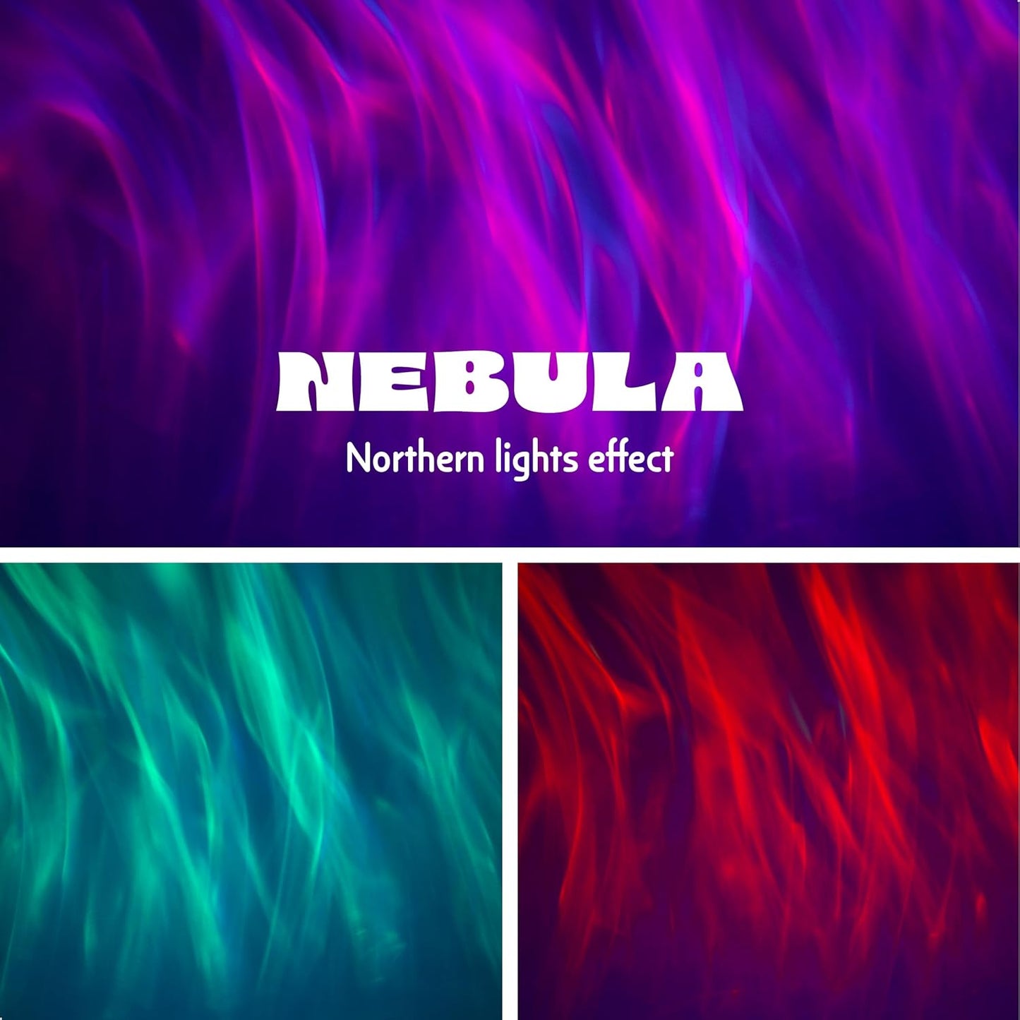 مكبر صوت وإضاءة بلوتوث، مصباح سقف نيبولا Party Light and Sound NEBULA Haut Parleur Lumineux Bluetooth Nébuleuse Lumière Plafond