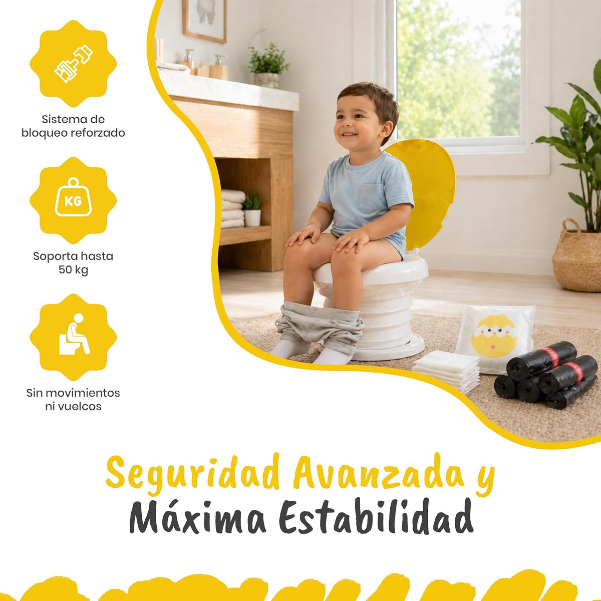 مقعد مرحاض محمول وقابل للطي للأطفال Pot pour enfant portable et pliable